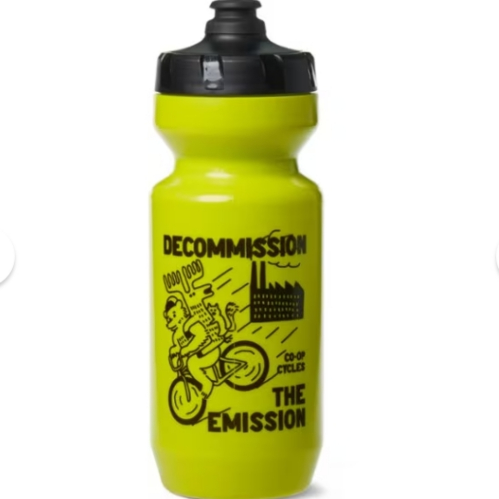 Co-op Cycles Purist Water Bottle, 22FL. Oz, New Path/Hyper Green.